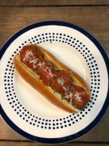 grandmas bison meatball sub