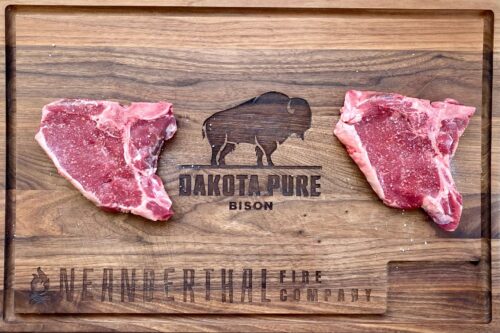 Bison T-Bone Steak Package